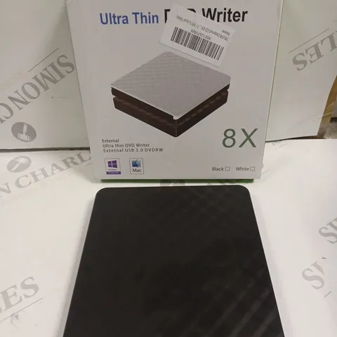BOXED ULTRA THIN EXTERNAL DVD WRITER 