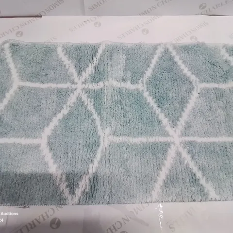 BRAND NEW PACO HOME 540 KAUNAS 50X80CM TURQUOISE BATH MAT