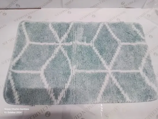 BRAND NEW PACO HOME 540 KAUNAS 50X80CM TURQUOISE BATH MAT