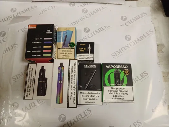 BOX OF APPROXIMATELY 50 ASSORTED E-CIGARETTES