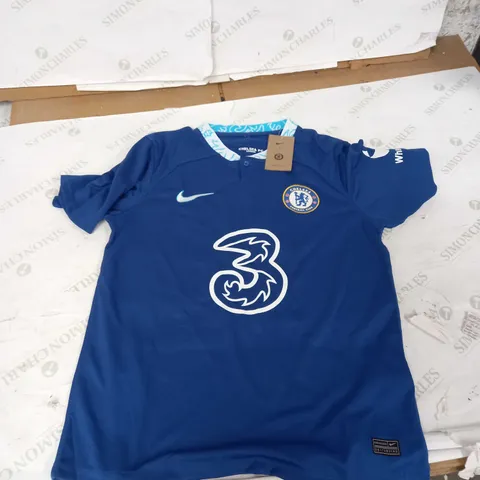 NIKE + CHEALSEA FC LONDON STERLING 17 FOOTBALL SHIRT - SIGNED 