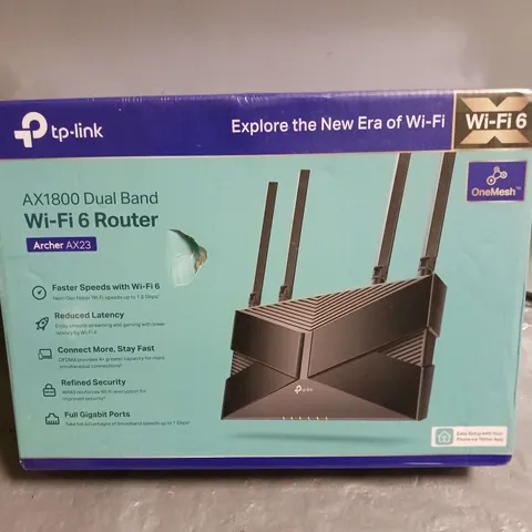 SEALED TP-LINK AX1800 DUAL BAND WI-FI 6 ROUTER ARCHER AX23