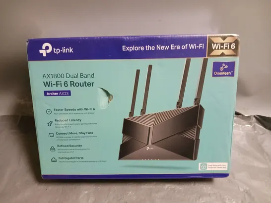 SEALED TP-LINK AX1800 DUAL BAND WI-FI 6 ROUTER ARCHER AX23