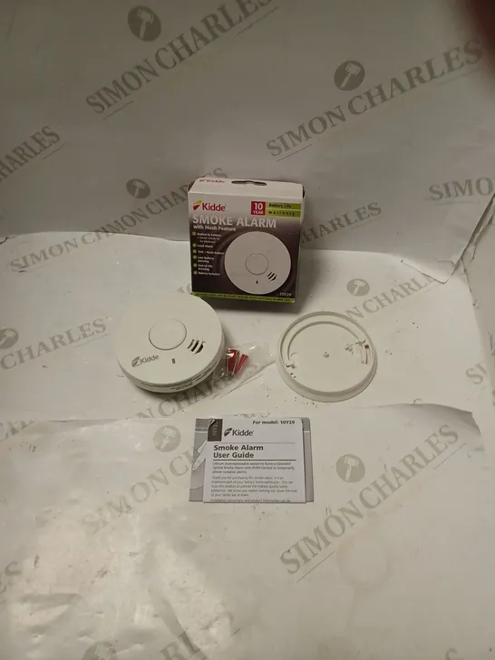 BOXED KIDDE SMOKE ALARM WITH HUSH FEATURE