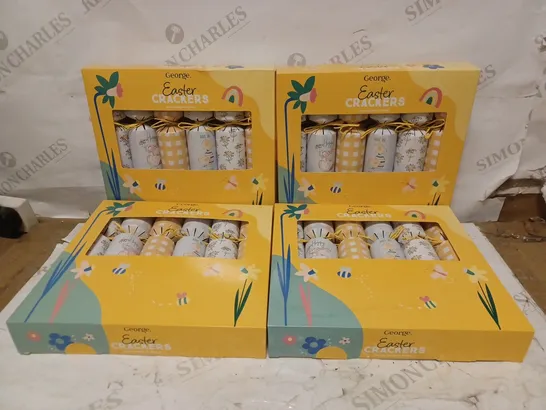 BOX OF 4 BRAND NEW PACKS OF EASTER CRACKERS (6 IN EACH PACK)