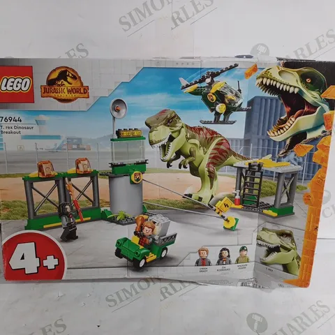 LEGO JURASSIC WORLD T. REX DINOSAUR BREAKOUT TOY SET 76944