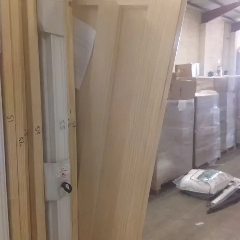 VERTICAL 2 PANEL CLEAR PINE INTERNAL DOOR 78" X 27"