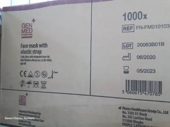 6000 FACE MASKS ( 4 CASES)