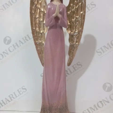 BOXED HOUSE2GARDEN DECORATIVE ANGEL IN LILAC