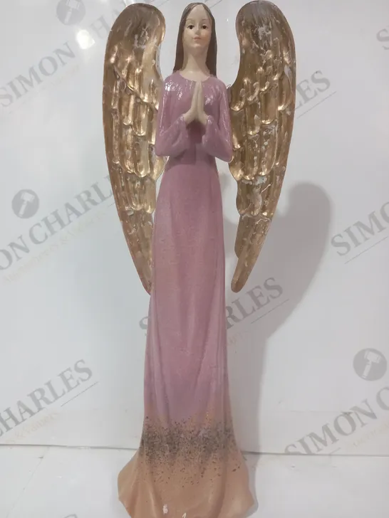 BOXED HOUSE2GARDEN DECORATIVE ANGEL IN LILAC
