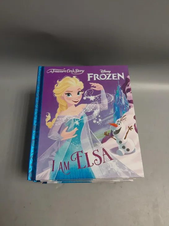 LOT OF APPROX 20 DISNEY FROZEN I AM ELSA HARDBACK BOOKS