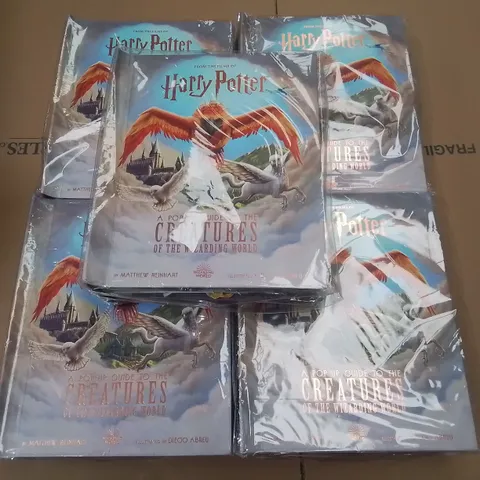 LOT OF 5 BRAND NEW HARRY POTTER POP UP CREATURE GUIDES