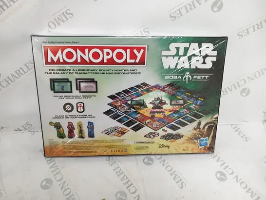 BOXED STAR WARS BOBA FETT MONOPOLY 