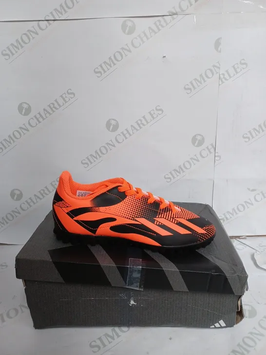 ADIDAS X SPEEDPORTAL MESSI .4 FXG ASTRO BOOTS IN ORANGE & BLACK - UK 3 