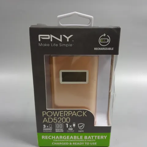 BOXED PNY AD5200 POWERBANK 