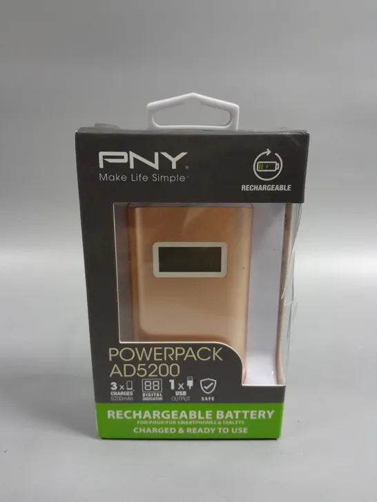 BOXED PNY AD5200 POWERBANK 