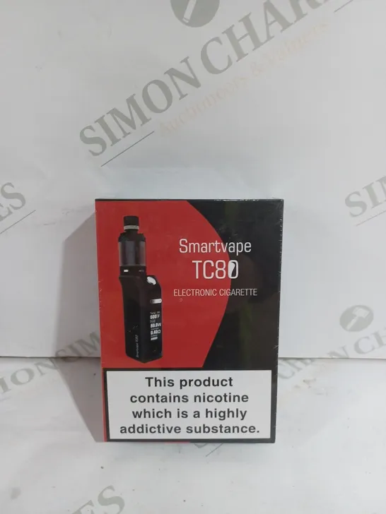 SEALED SMARTVAPE TC80 BOX MOD WITH 2200MAH BATTERY CIGARETTE VAPE KIT IN BLACK