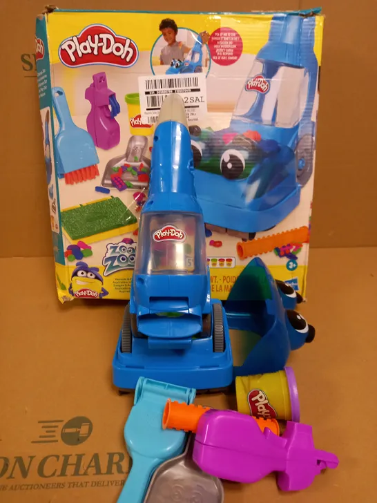 BOXED PALY-DOH PLAYDOH ZOOM ZOOM VACUUM & CLEANUP SET RRP £25