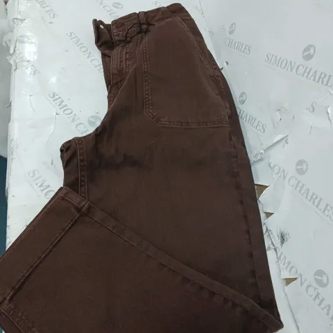 FINISTER ORGANIC COTTON 32 BROWN JEANS 