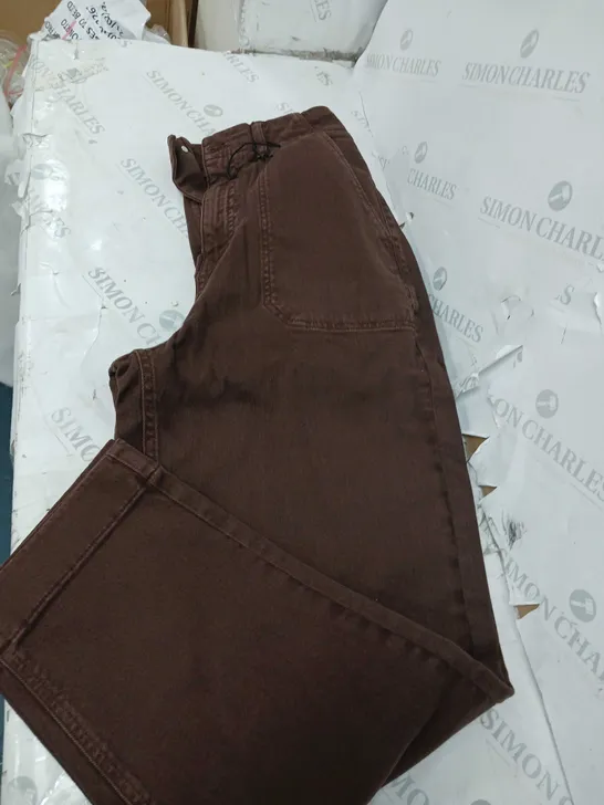 FINISTER ORGANIC COTTON 32 BROWN JEANS 
