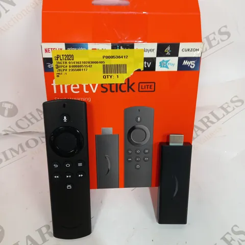 BOXED AMAZON FIRE TV STICK LITE