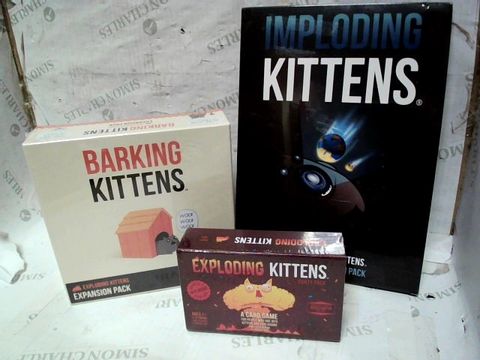 EXPLODING KITTENS CARD GAME AND EXPANSION PACKS