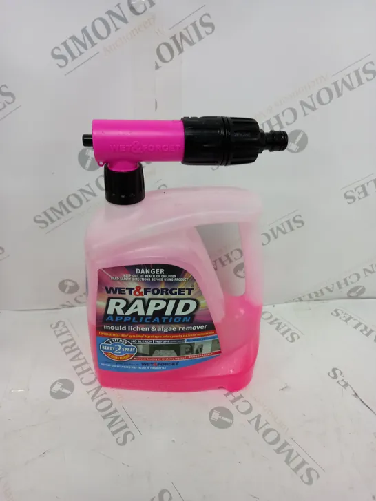 WET & FORGET RAPID 2 LITRE BOTTLE WITH SNIPER NOZZLE