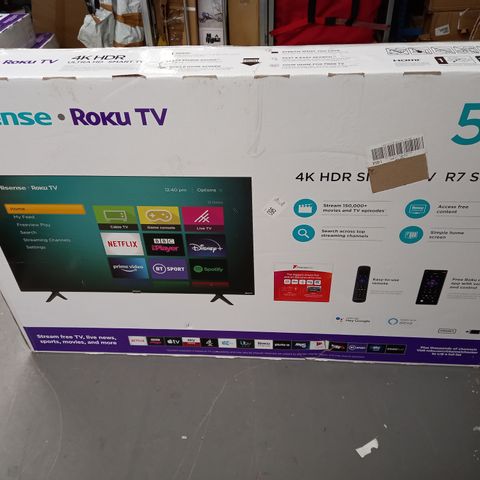 HISENSE A7200GTUK ROKU SMART 4K HDR LED FREEVIEW TV 