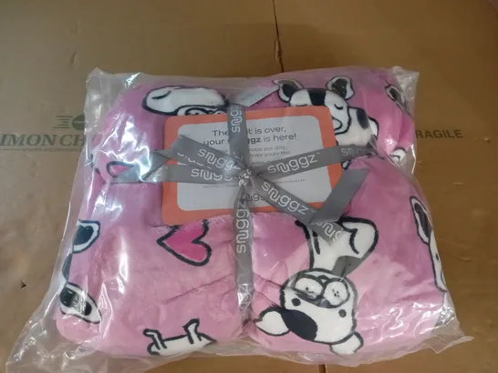 BAGGED SNUGGZ ORIGINAL HOODIE IN PINK FRENCHIE - ONE SIZE