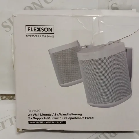 FLEXSON S1-WMX2 TWO WALL MOUNTS - WHITE