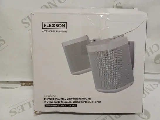 FLEXSON S1-WMX2 TWO WALL MOUNTS - WHITE