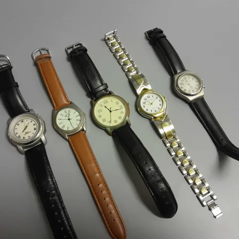 LOT OF 5 ASSORTED FASHION WATCHES
