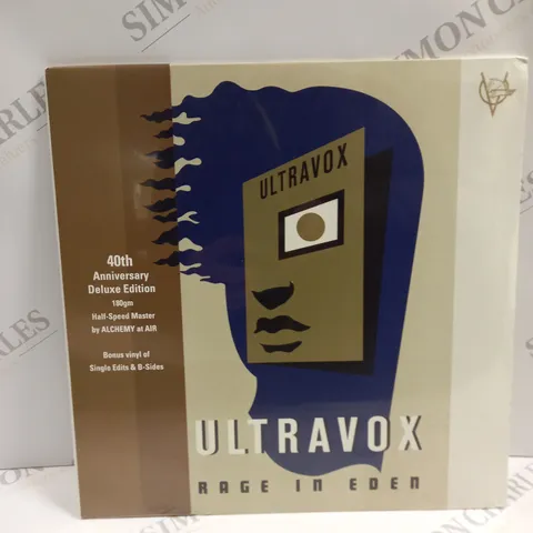 SEALED ULTRAVOX RAGE IN EDEN 40TH ANNIVERSARY DELUXE EDITION VINYL 