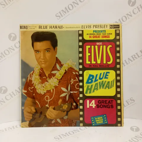 ELVIS - BLUE HAWAII SOUNDTRACK VINYL