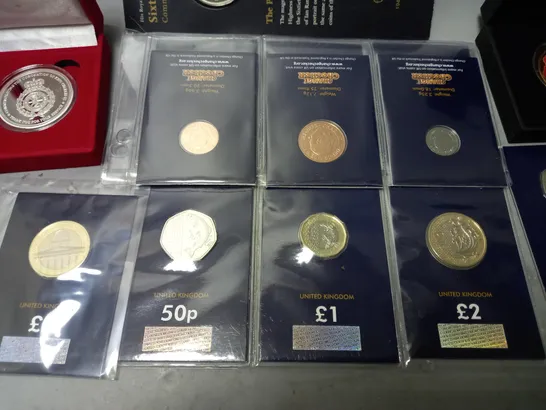 LARGE QUANTITY OF ASSORTED COLLECTABLE COINS AND MEDALS