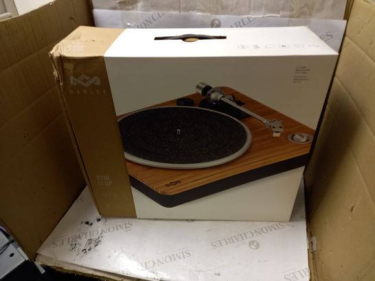 BOXED HOUSE OF MARLEY STIR IT UP RECORD PLAYER