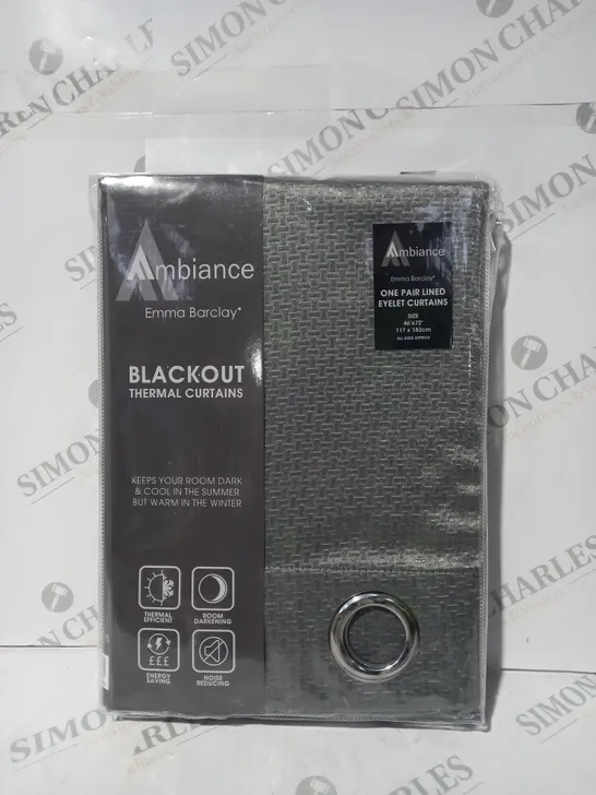 AMBIANCE BY EMMA BARCLAY BLACKOUT THERMAL CURTAINS