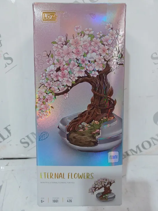 BOXED LOZ MINI ETERNAL FLOWERS 1661 - CHERRY BLOSSOMS