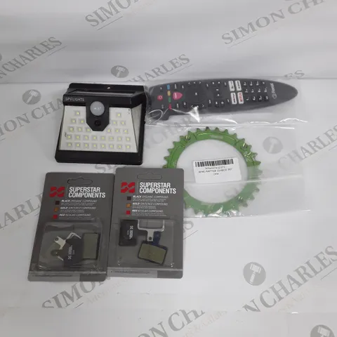 LARGE ASSORTMENT OF HOUSEHOLD PRODUCTS TO INCLUDE FREESAT REMOTE, SUPERSTAR COMPONENT AND SPY LIGHT