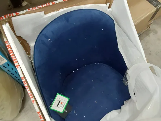 BOXED BLUE AVA TUB CHAIR 