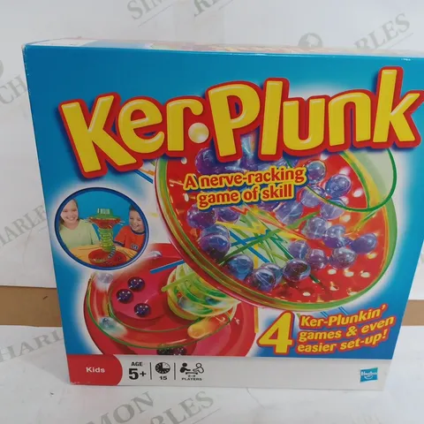 BOXED KER-PLUNK BOARD GAME