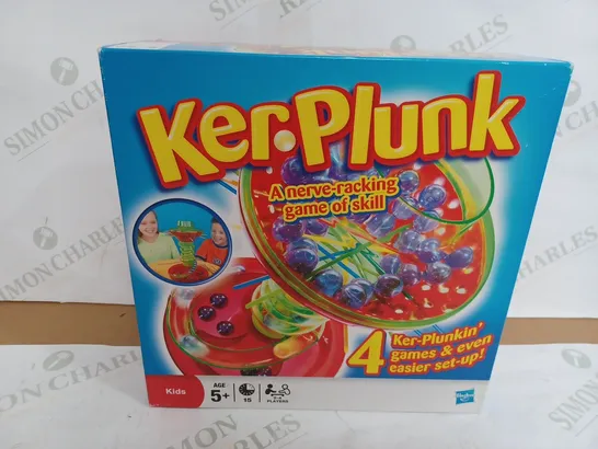 BOXED KER-PLUNK BOARD GAME