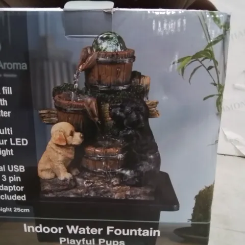 BOXED AROMA PLAYFUL PUPS FOUNTAIN 