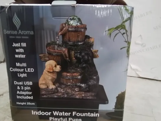 BOXED AROMA PLAYFUL PUPS FOUNTAIN 