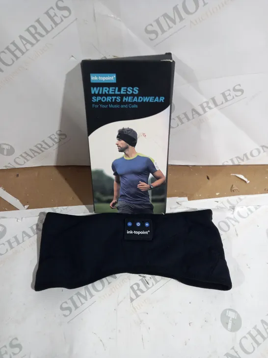 BOXED INK-TOPOINT WIRELESS SPORTS HEADWEAR HEADPHONES 