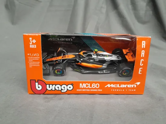 BURAGO - MCLAREN FORMULA 1 TEAM - MCL60 2023 BRITISH GRAND PRIX - SCALE 1/43