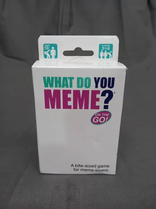 WHAT DO YOU MEME? CARD GAME