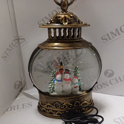 BOXED GLENEAGLES CHRISTMAS MAGIC HANGING CHRISTMAS SCENE DECOR (SNOWMEN)