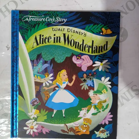 BOX OF APPROXIMATELY 15 BOOKS - A TREASURE COVE STORY, WALT DISNEY'S ALICE IN WONDERLAND