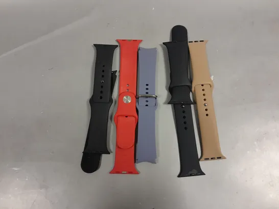 LARGE QUANTITY OF ASSORTED APPLE/GALAXY WATCH STRAPS OF VARIOUS COLOURS AND SIZES